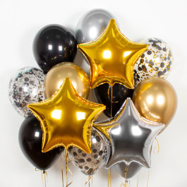 Опция Набор шаров "Брызги шампанского" - фото 2 Опция Набор шаров "Брызги шампанского" – фото 2
