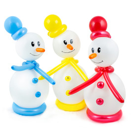 Опция Фигура из шаров "Маленький снеговик" – фото 1