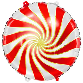 Опция Фольгированный шар "Конфета Леденец Красная" с золотой полоской - фото 4 Опция Фольгированный шар "Конфета Леденец Красная" с золотой полоской – фото 4