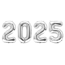 Опция Цифры шарики 2025 Серебро - фото 3 Опция Цифры шарики 2025 Серебро – фото 3