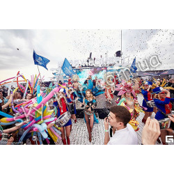 Шарики на юбилейное шоу легендарного дуэта "Потап и Настя" - это наша работа!