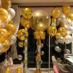 Как украсить свадебный зал шарами: оформление свадьбы своими руками