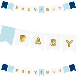 Опция Гирлянда-вымпел на выписку из роддома мальчику Baby Boy Микс – фото 4