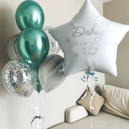 Опция Шарики на выписку для мальчика "Белая звезда" – фото 4