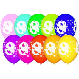 Опция Шар с гелием "Цифра 8" - фото 1 Опция Шар с гелием "Цифра 8" – фото 1