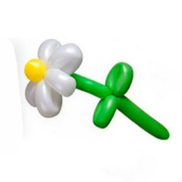 Опция Ромашка из шаров на стебле - фото 4 Опция Ромашка из шаров на стебле – фото 4