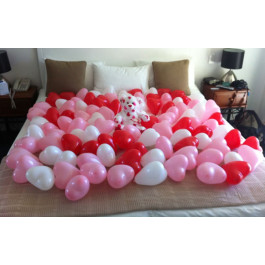 Опция Воздушные сердца на пол 12” (30 см) Белые, Розовые, Красные - фото 3 Опция Воздушные сердца на пол 12” (30 см) Белые, Розовые, Красные – фото 3