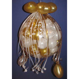 Опция Шар-сюрприз на 40 шаров (золото) – фото 4