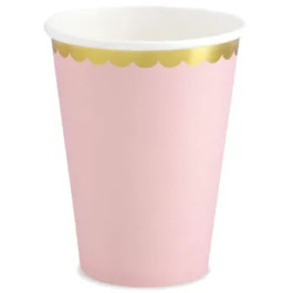 Опция Стаканы нежно розовые бумажные 220мл 6шт – фото 3