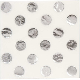 Опция Салфетки Серебристый Горошек 33 см 6 шт. – фото 4