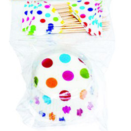 Опция Тарталетка топпер "Горошек" 48 шт. – фото 4