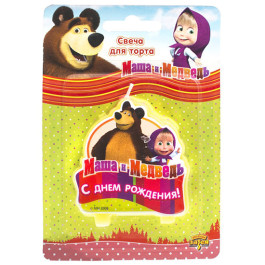 Опция Свічка для торта "Маша та Ведмідь" - фото 4 Опция Свічка для торта "Маша та Ведмідь" – фото 4