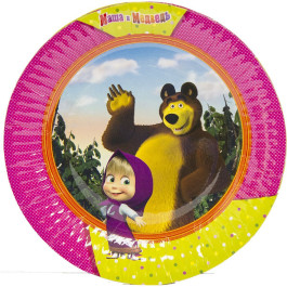 Опция Тарелки "Маша и Медведь" 6 шт. - фото 4 Опция Тарелки "Маша и Медведь" 6 шт. – фото 4