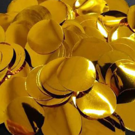 Опция Конфетти "Круги золото" 100 гр - фото 2 Опция Конфетти "Круги золото" 100 гр – фото 2