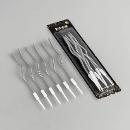 Опция Свечи для торта коктейльные Серебряные 6 шт. – фото 1