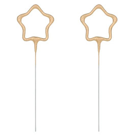 Опция Бенгальские огни "Звезды золотистые" 16,5 см 2 шт. – фото 2