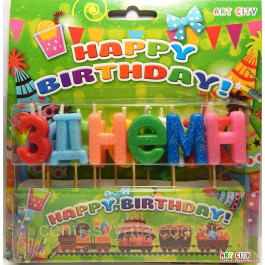 Опция Свечи буквы "З Днем Народження" Ассорти – фото 3