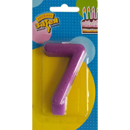 Опция Свеча-цифра "7" Блеск – фото 1