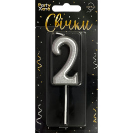 Опция Свеча-цифра "2" Серебро - фото 4 Опция Свеча-цифра "2" Серебро – фото 4