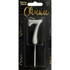 Опция Свеча-цифра "7" Серебро – фото 1