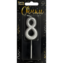 Опция Свеча-цифра "8" Серебро - фото 4 Опция Свеча-цифра "8" Серебро – фото 4