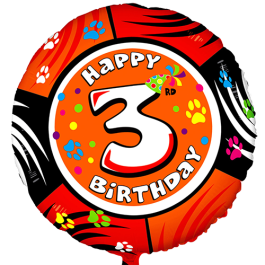 Опция Фольгированная цифра "3" на кругу – фото 1