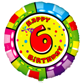 Опция Фольгированная цифра "6" на кругу – фото 1