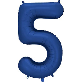 Опция Фольгированная цифра "5" Синяя сатин Navy Blue - фото 3 Опция Фольгированная цифра "5" Синяя сатин Navy Blue – фото 3