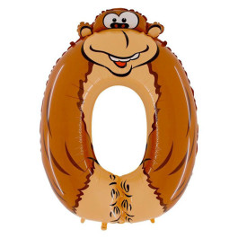 Опция Фольгированная цифра "0" в виде мартышки - фото 4 Опция Фольгированная цифра "0" в виде мартышки – фото 4