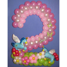 Опция Цифра из шаров "Единороги" – фото 2