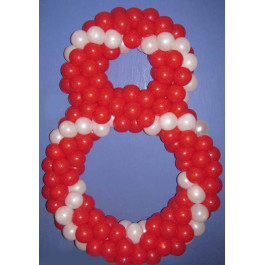 Опция Цифра из шаров "Восторг 2" - фото 2 Опция Цифра из шаров "Восторг 2" – фото 2