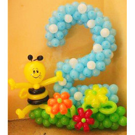 Опция Цифра из шаров "Пчелка" – фото 4