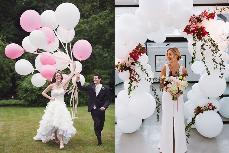 Узнать какие шары выбрать на свадьбу - фото 1